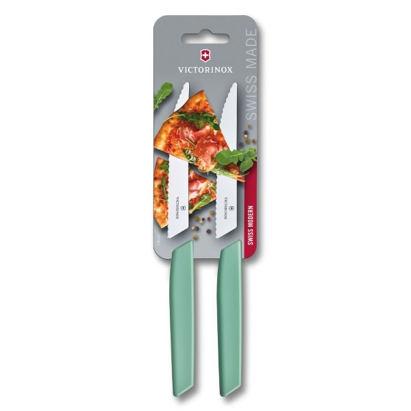 Set cutite friptura Victorinox Swiss Steak Knife Set, 2 piese, Mint 6.9006.12W41B