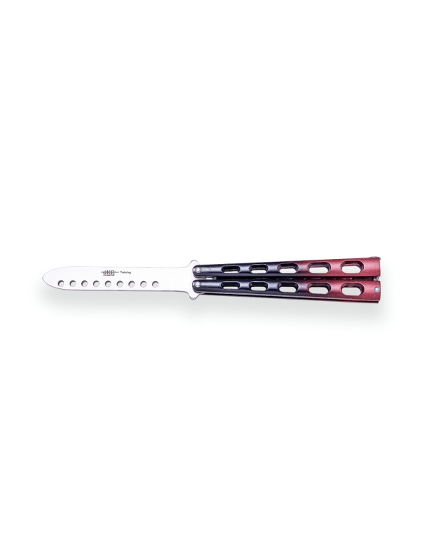 Briceag antrenament fluture Joker training, maner aluminiu, lama 10 cm JKR0593