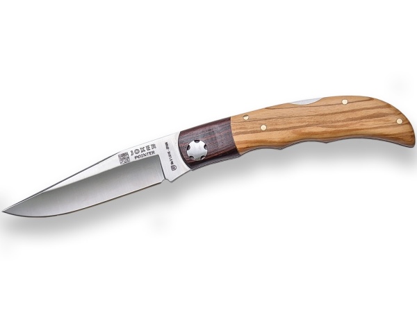 Briceag Joker Pointer, maner lemn trandafir&maslin, lama 9 cm NO119