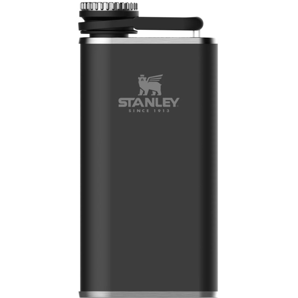 Butelca pentru alcool Stanley The Easy-Fill Wide Mouth Flask .23L, Matte Black Pebble 10-00837-127