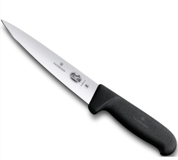 Cutit pentru injunghiat Victorinox Sticking Knife, lama 14cm, Black 5.5603.14