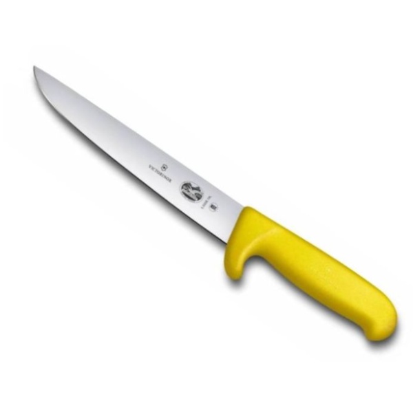 Cutit pentru injunghiat Victorinox Sticking Knife, lama 18cm, Yellow 5.5508.18
