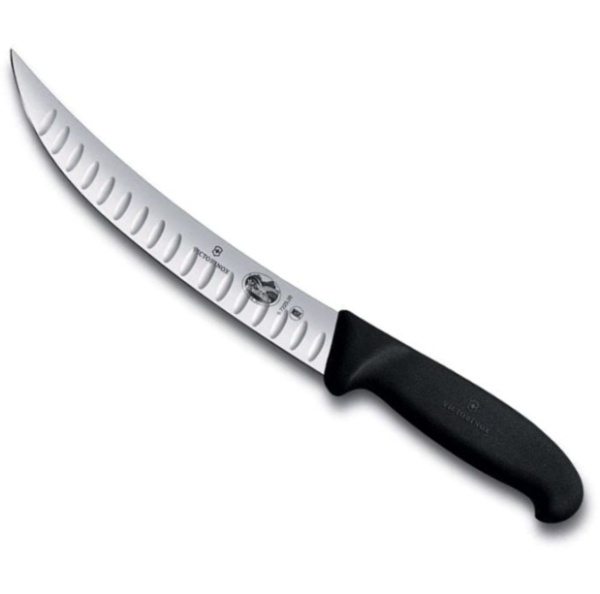 Cutit pentru macelarie Victorinox Butcher Knife, lama 20cm, Black 5.7223.20