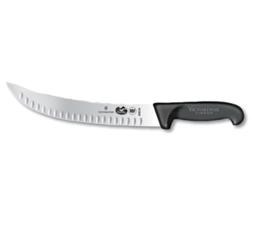 Cutit pentru macelarie Victorinox Butcher Knife, lama 25cm, Black 5.7323.25
