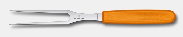 Furculita pentru friptura Victorinox Classic carving fork, 270mm, Orange 5.2106.15L9B Blister