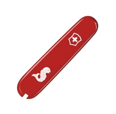 Prasea fata pentru bricege Victorinox, 91mm, Red Fish C.3672.3.10