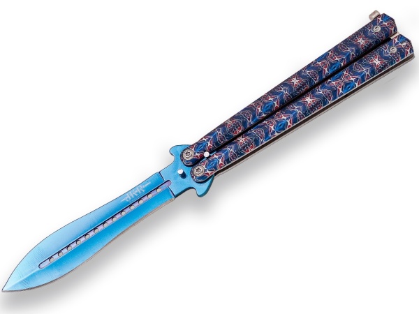 Briceag fluture Joker, maner aluminiu, lama 10.5 cm JKR0643