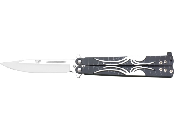 Briceag fluture Joker, maner aluminiu, lama 9.5cm JKR0343