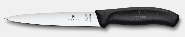Cutit pentru filetat Victorinox Swiss filleting Knife, 16cm, Black 6.8713.16B