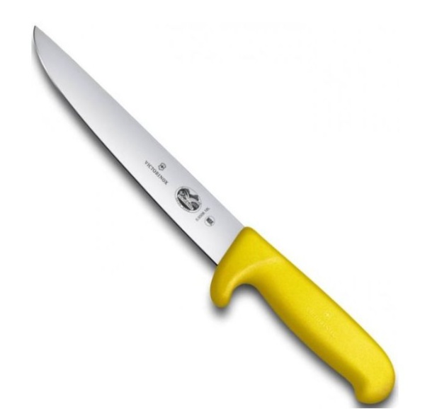 Cutit pentru injunghiat Victorinox Sticking Knife, lama 18cm, Yellow 5.5508.18L