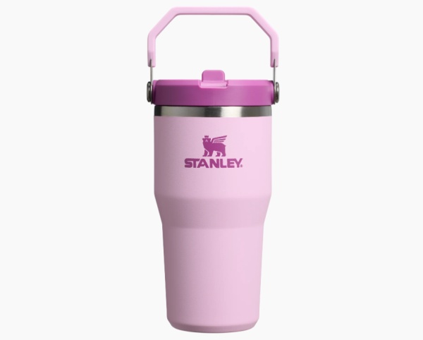 Pahar termoizolant The IceFlow Flip Straw Tumbler 2.0, 0.6L, Cherry Blossom 10-12044-052