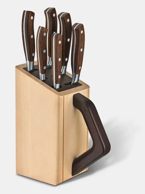 Set pentru bucatarie Victorinox Grand Maitre Knife Block, 6 piese, Wood 7.7240.6