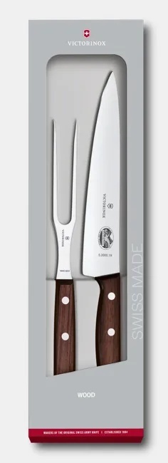 Set Victorinox pentru Bucatarie, 2 piese, manere lemn artar 5.1020.2G