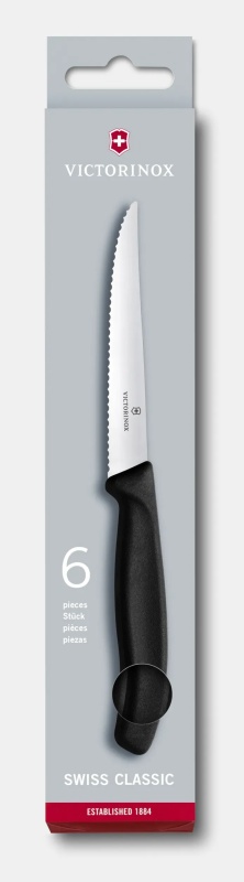 Set Victorinox Swiss Classic Steak Set, 6 piese, Black 6.7233.6