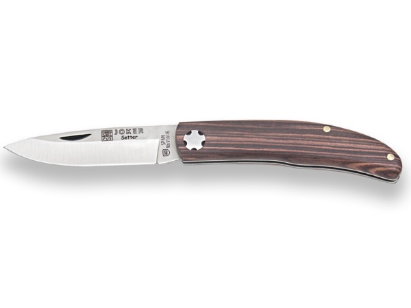 Briceag Joker Setter, maner lemn trandafir, lama 6.5cm NP112