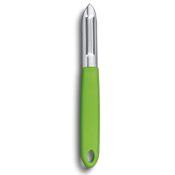 Curatator rosii Victorinox Tomato Peeler, lama dubla, Green 7.6077.4