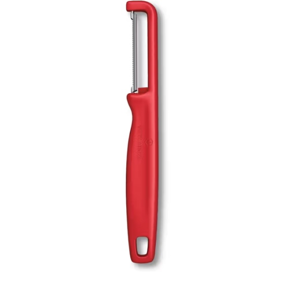 Curatator Victorinox Iota Straight Peeler, lama zimtata dubla, Red 6.0943.1