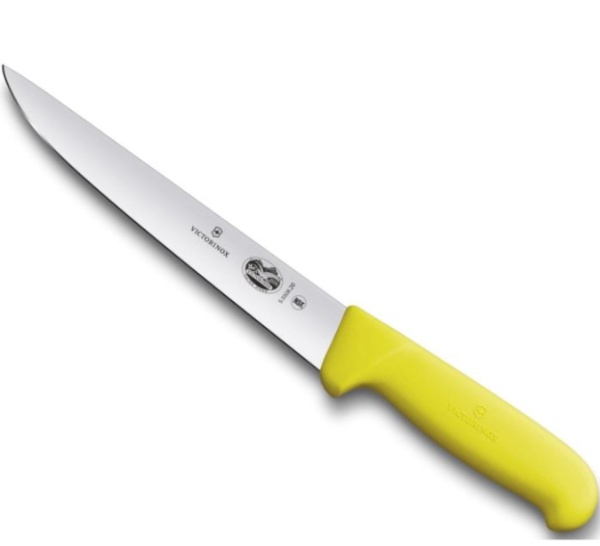 Cutit pentru injunghiat Victorinox Sticking Knife, lama 20cm, Yellow 5.5508.20