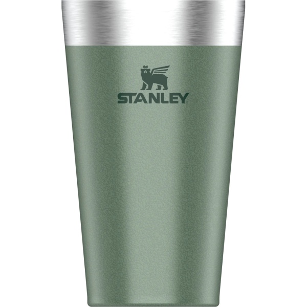 Pahar termoizolant pentru bere Stanley The Stacking Tumbler .47L, Hammertone Green 10-02282-057