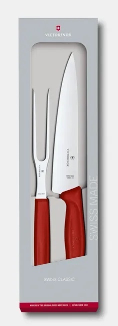Set pentru Bucatarie Classic Carving Set, 2 piese, red 6.7131.2G