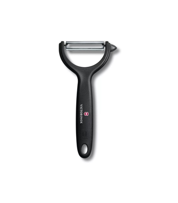 Curatator rosii Victorinox Tomato Peeler, lama dubla, Black 7.6079