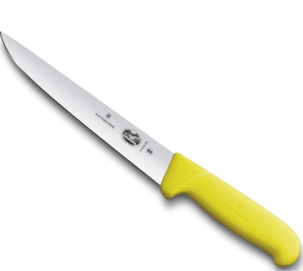 Cutit pentru injunghiat Victorinox Sticking Knife, lama 22cm, Yellow 5.5508.22