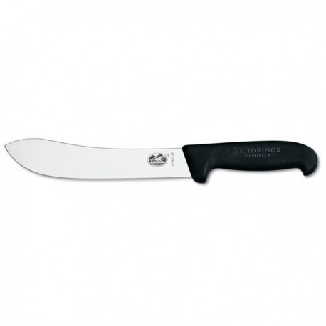Cutit pentru macelarie Victorinox Butcher Knife, lama 18cm, Black 5.7403.18