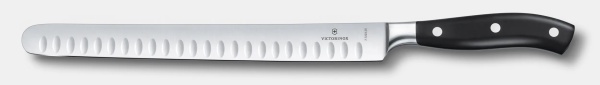 Cutit pentru feliat Victorinox Grand Maitre Forged Slicing Knife, lama 26cm, Black 7.7223.26G