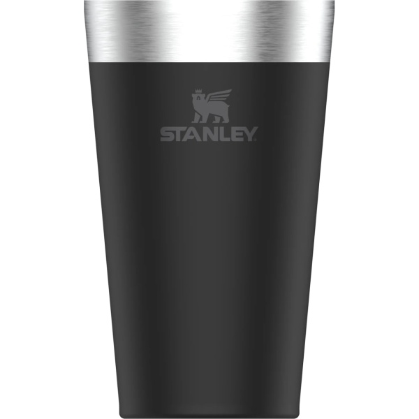Pahar termoizolant pentru bere Stanley The Stacking Tumbler .47L, Matte Black Pebble 10-02282-058