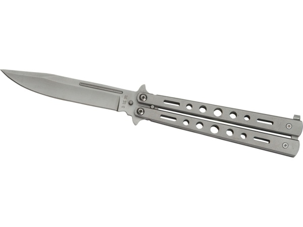 Briceag fluture Joker, maner otel inoxidabil, lama 10cm JKR0055