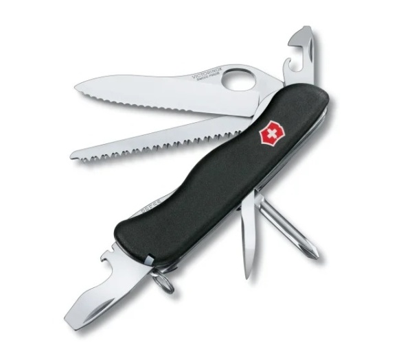 Briceag Victorinox Trailfinder One Hand,111 mm, negru 0.8463.MW3