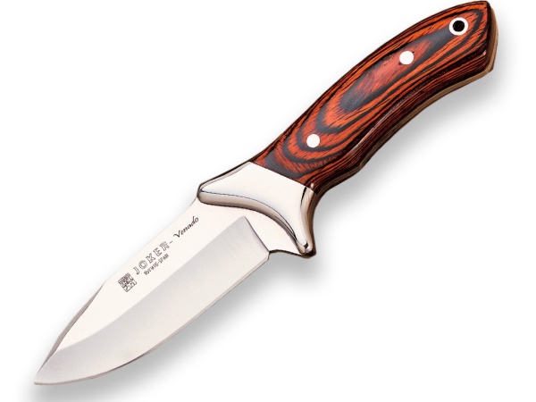 Cutit pentru jupuit Joker Venado, maner lemn stamina, lama full tang 7.5cm CR06