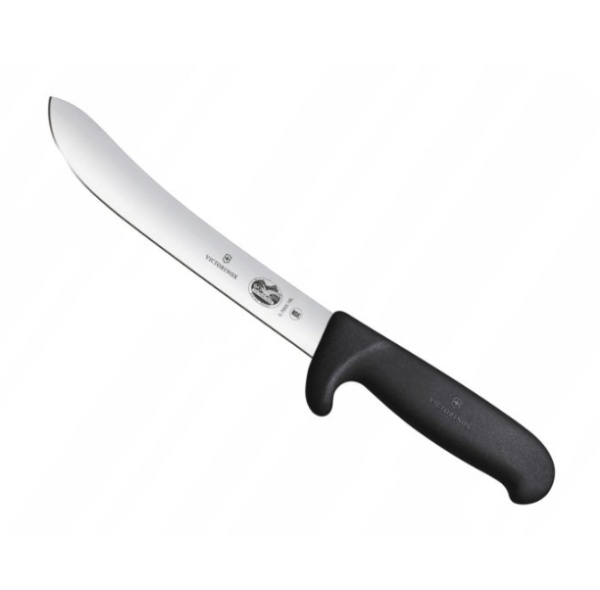 Cutit pentru macelarie Victorinox Butcher Knife, lama 18cm, Black 5.7603.18L