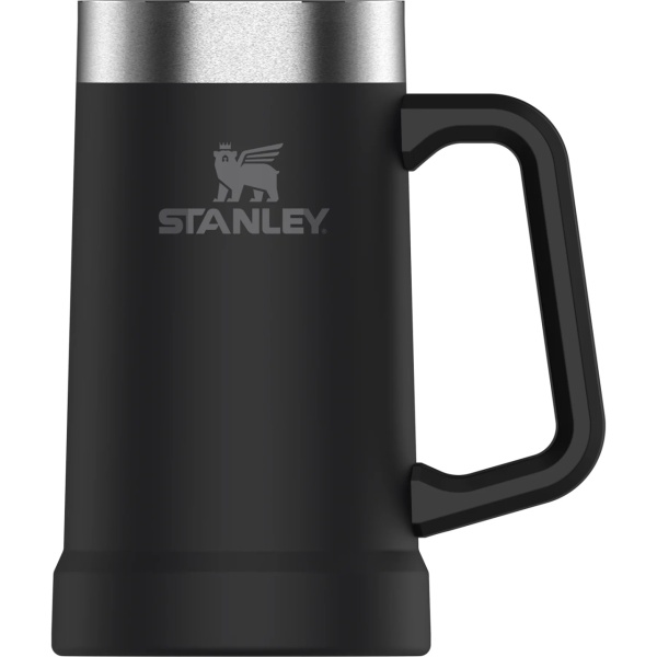 Halba termoizolanta pentru bere Stanley The Big Grip Beer Stein .7L, Matte Black Pebble 10-02874-034