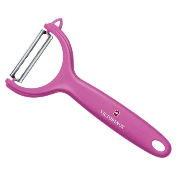 Curatator rosii Victorinox Tomato Peeler, lama dubla, Pink 7.6079.5