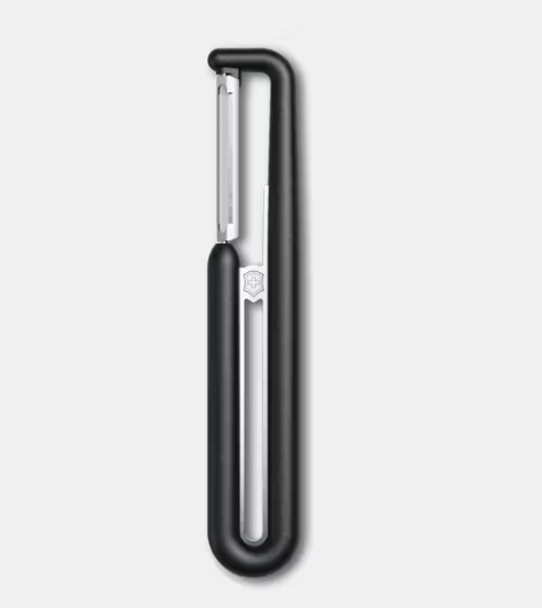 Curatator Victorinox Nova I Peeler, lama dubla dreapta, Black 6.0972.3