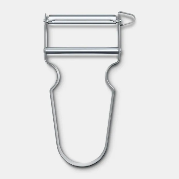 Curatator Victorinox Star Peeler, 110mm, lama dubla, otel, argintiu 6.0912