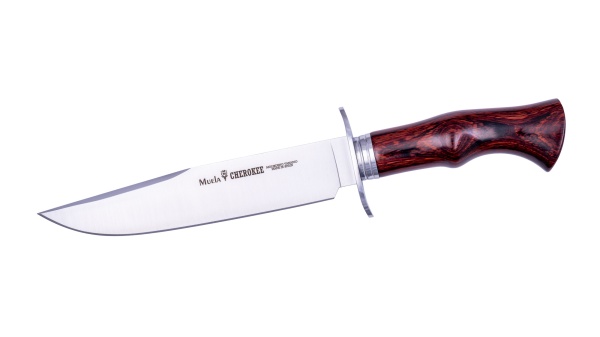 Cutit Vanatoare Muela Cherokee-19R,maner lemn de trandafir, lama 19 cm