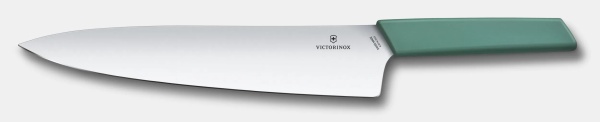 Cutit Victorinox Swiss Modern Chef Knife, lama 25cm, Green 6.9016.2543B