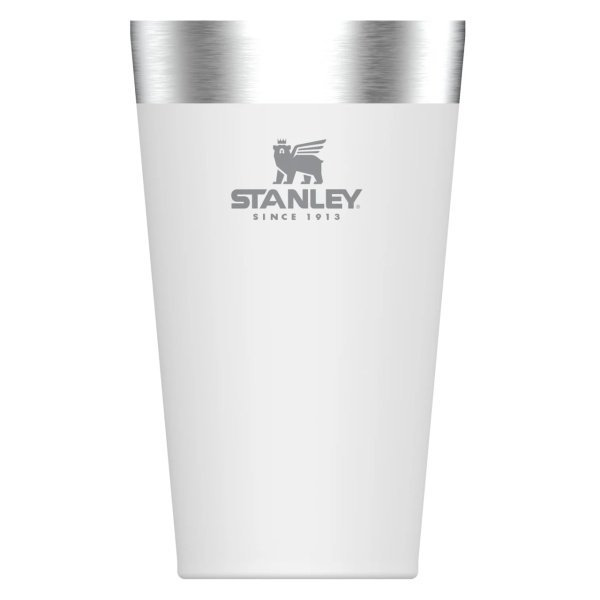 Pahar termoizolant pentru bere Stanley The Stacking Tumbler .47L, Polar 10-02282-059