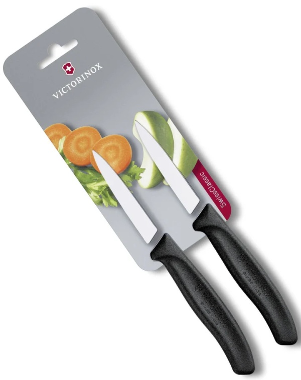 Set cutite curatat Victorinox Swiss Classic Paring Set, 2 piese, Black 6.7603.B