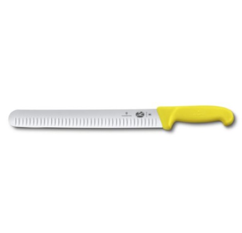 Cutit pentru feliat Victorinox Slicing Knife, lama 30cm, Yellow 5.4728.30