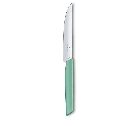 Cutit pentru friptura Victorinox Swiss Modern Steak Knife, lama 12cm, Mint 6.9006.1241