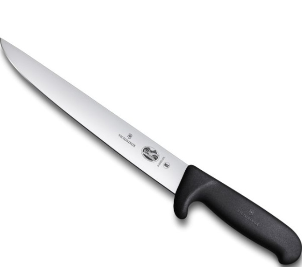 Cutit pentru injunghiat Victorinox Sticking Knife, lama 22cm, Black 5.5503.22L
