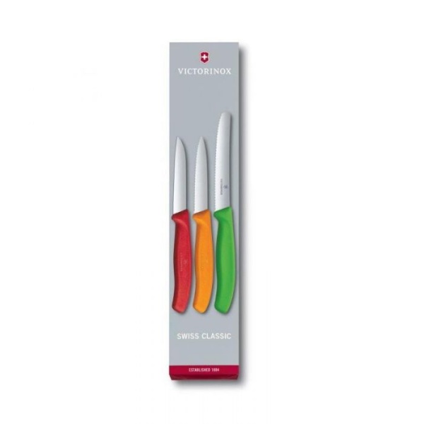 Set cutite curatat Victorinox Swiss Classic Paring Set, 3 piese, Multicolor 6.7116.32