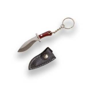 Briceag breloc Joker Kukri, maner lemn, lungime 5.2cm JKR0812