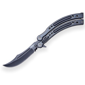 Briceag fluture Joker Counter Strike, maner aluminiu, lama 10 cm JKR0537
