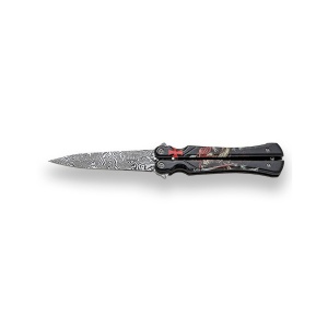 Briceag fluture Joker, maner aluminiu, lama 10.3 cm JKR0694