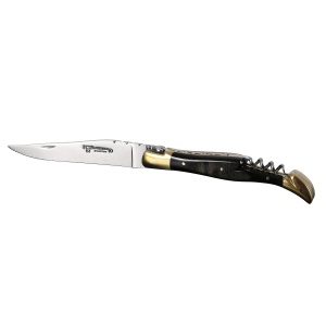 Briceag Laguiole en Aubrac, maner Corn Bivol African, lama 12cm - LGL0312CBL/FSI1