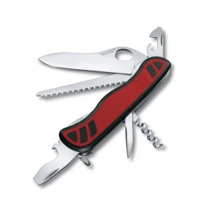 Briceag Victorinox Forester M Grip One Hand,111 mm, rosu/negru 0.8361.MC